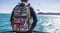 Bahamas Flag Patch Set - Pack of 3 Embroidered Iron On or Sew On Emblems. 3.5" x 2.25"